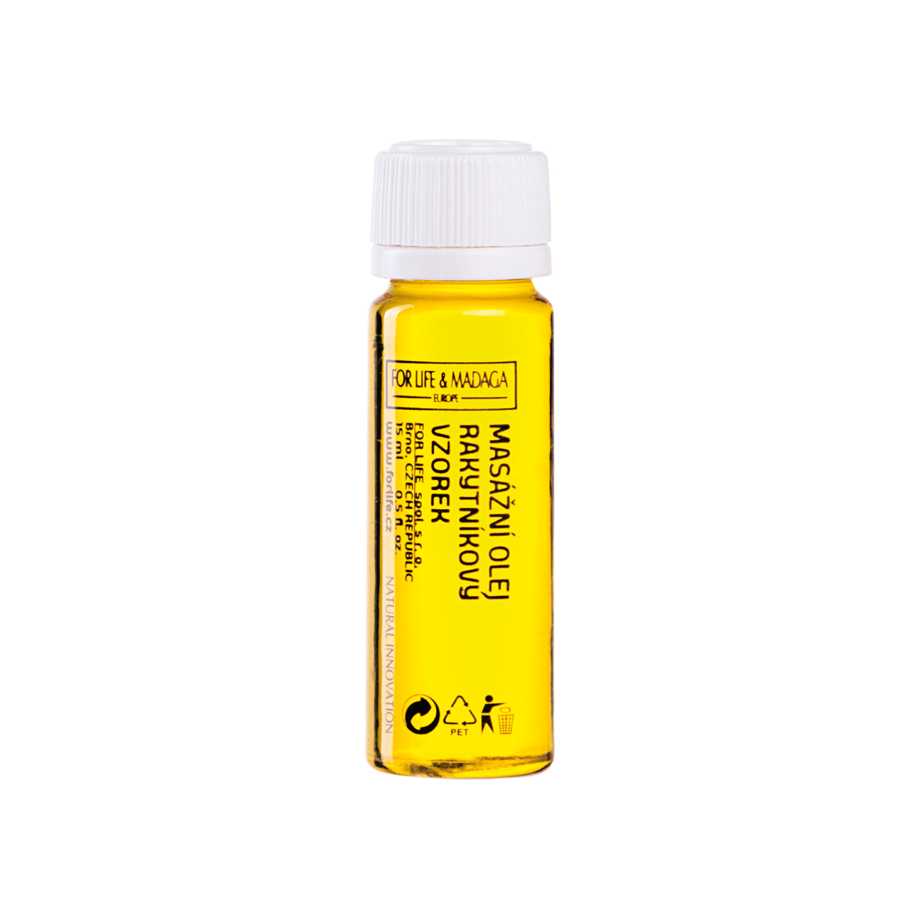Obrázok z Masážny olej rakytníkový 15 ml, vzorka