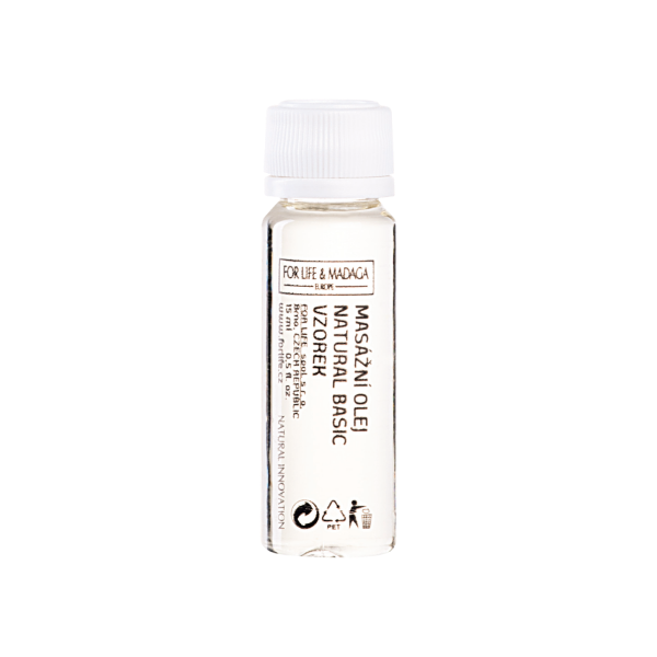 Image of MASSAGE OIL NATURAL BASIC 15 ml, sample
