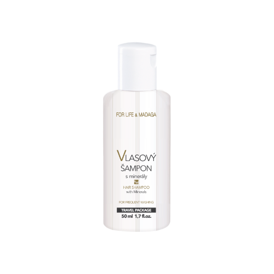 Image of   TRAVEL PACKAGING -  HAIR SHAMPOO WITH MINERALS 50 ml