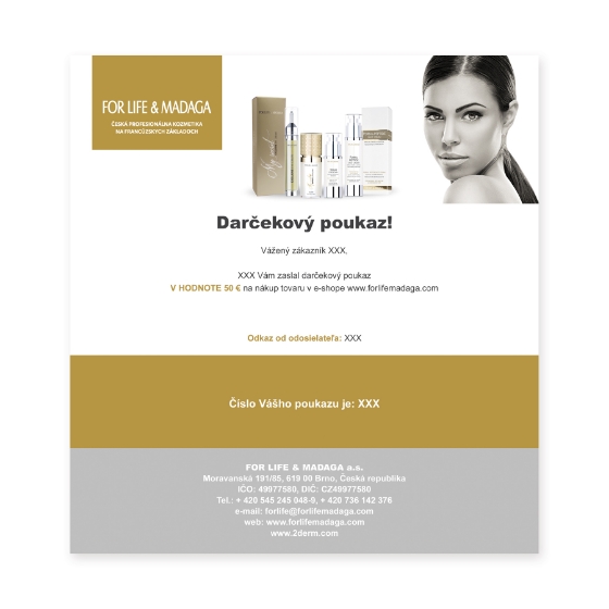 Image of Dárkový poukaz 700 Kč - elektronický